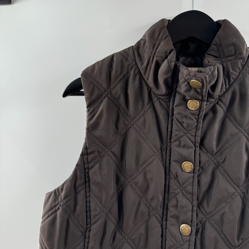 Jones New York Sport Brown Puffer Vest – Women’s L - Picture 2 of 7